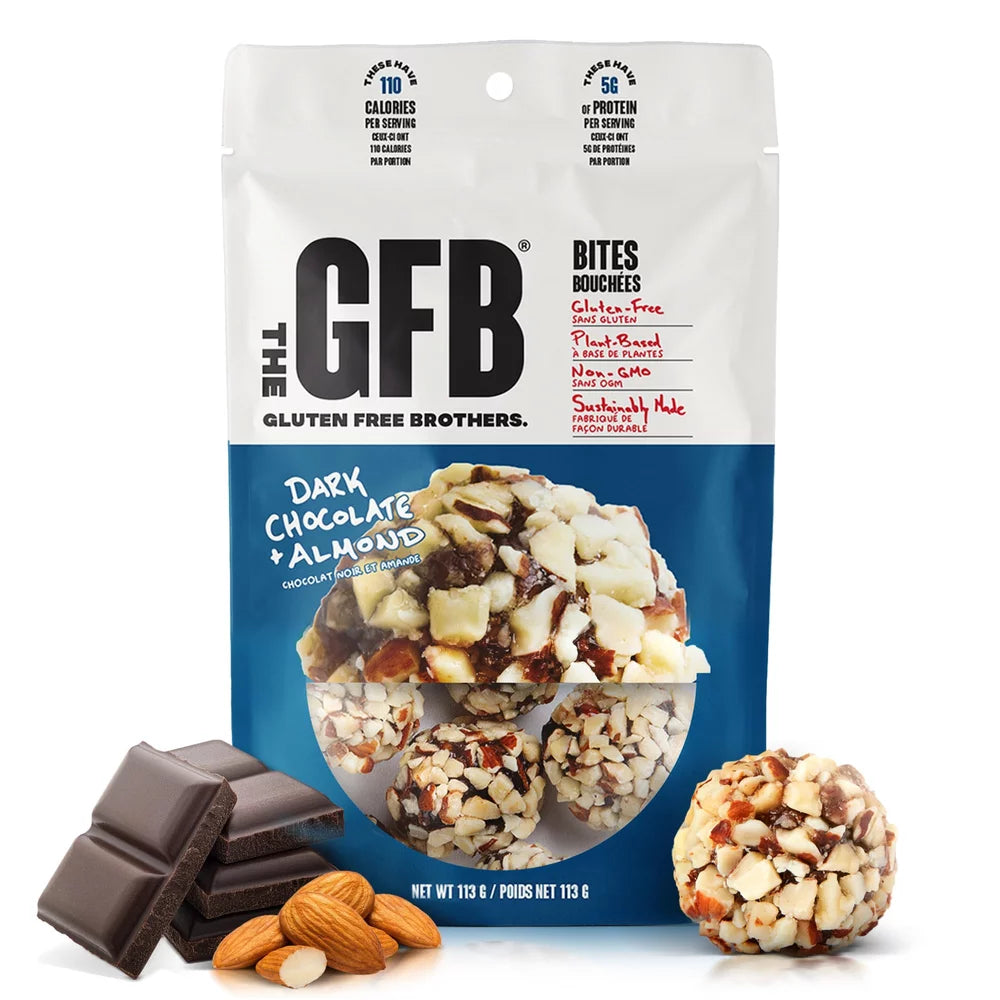 DARK CHOCOLATE ALMOND BITES GFB