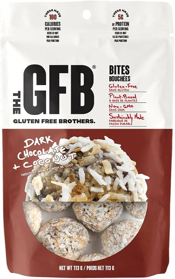 DARK CHOCOLATE COCONUT BITES GFB