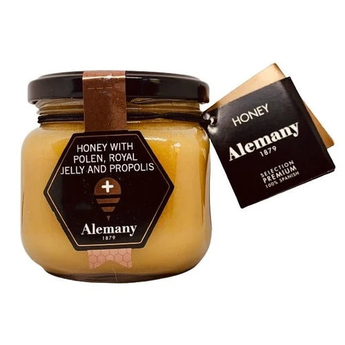 Honey with pollen, royal jelly and propolis 250g