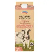 2L LACTOSE FREE MILK 2% ORGANIC MEADOW