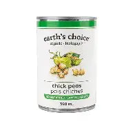 EARTHS CHOICE ORGANIC CHICK PEAS 398ML