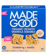 MADE GOOD ORGANIC CRUNCHY BLUEBERRY AND VANILLA
