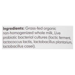 Organic Kefir bottle pinehedge