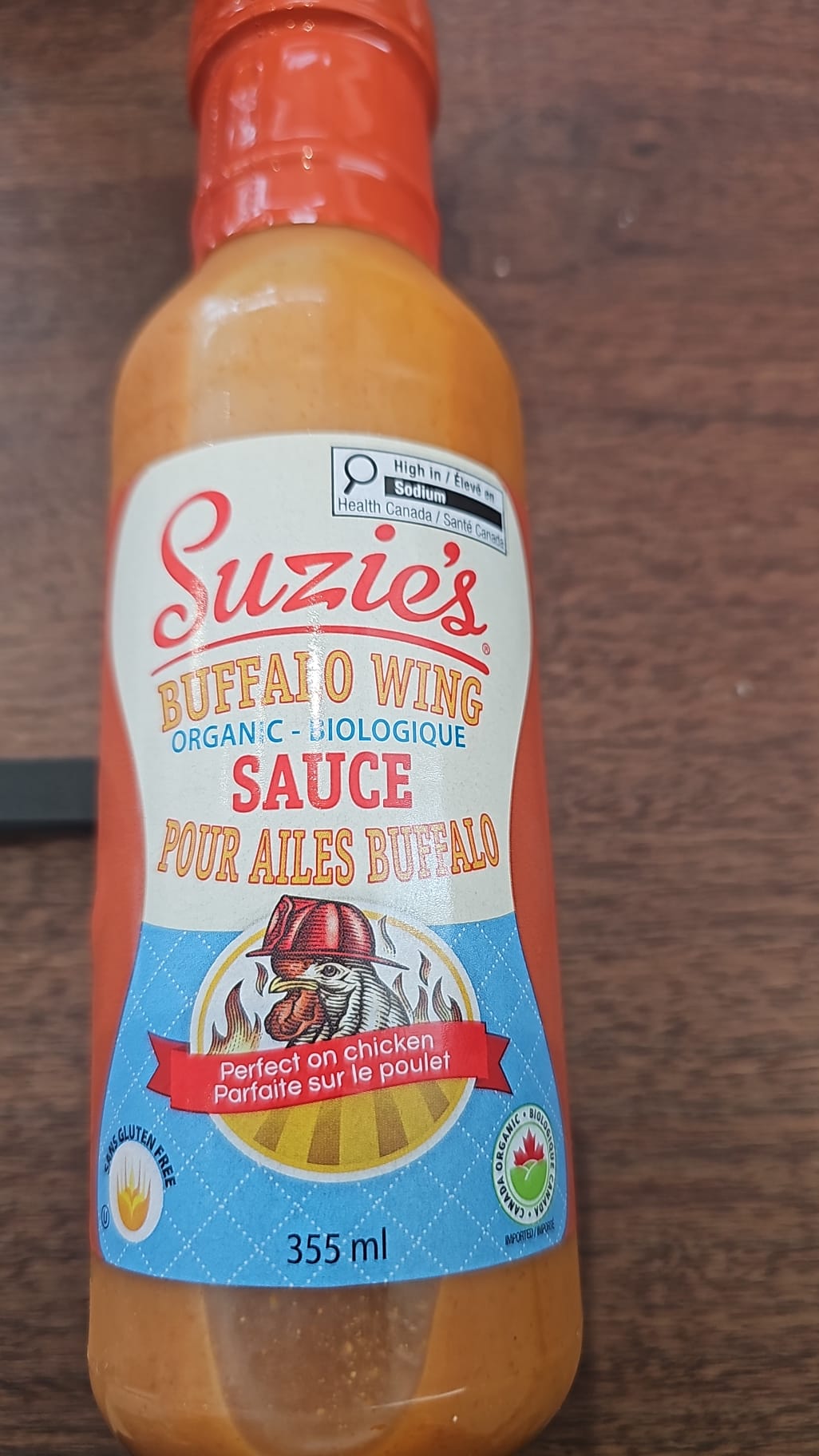 BUFFALO WING SAUCE ORGANIC SUZIES