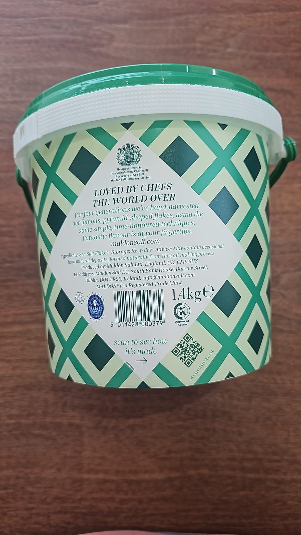 Maldon Sea Salt Tub x1.4kg