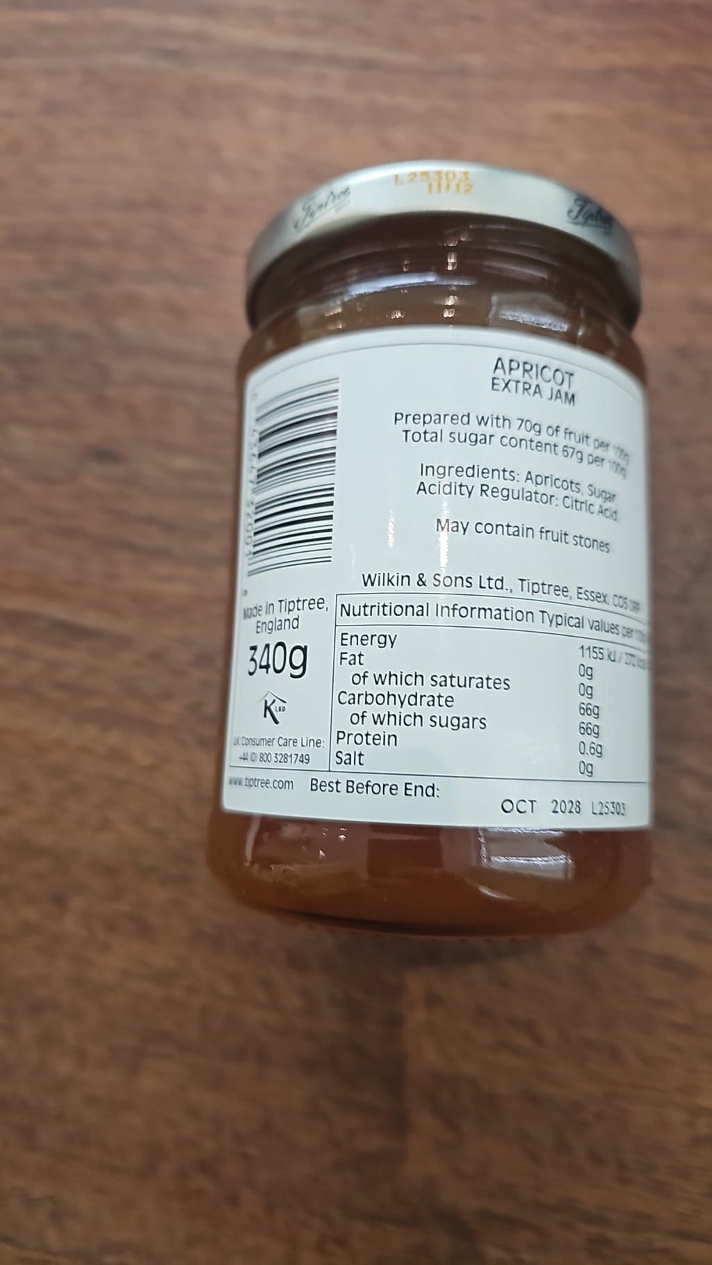 Tiptree Conserve Apricot