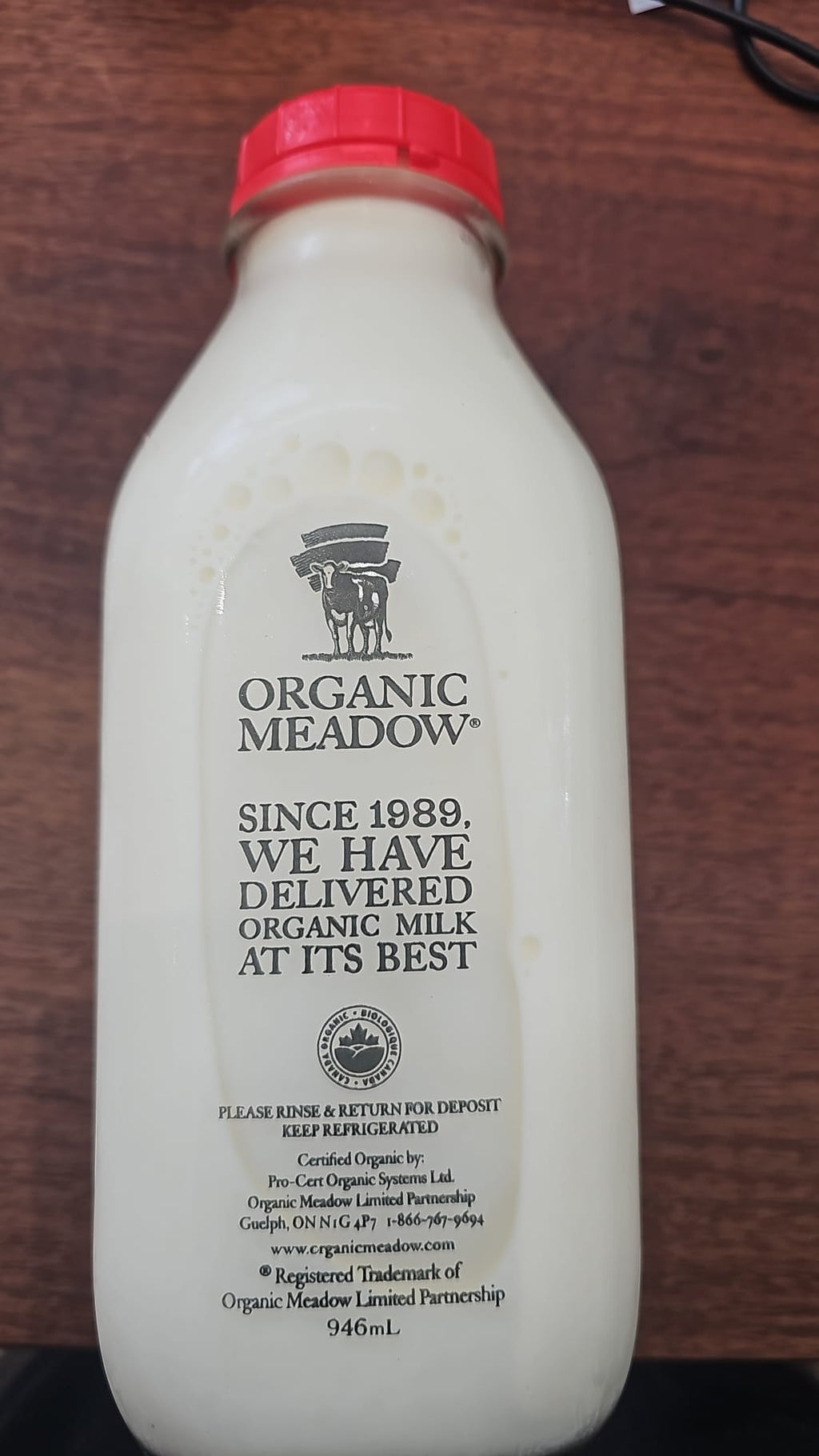 ORGANIC MEADOW MILK 3.8%