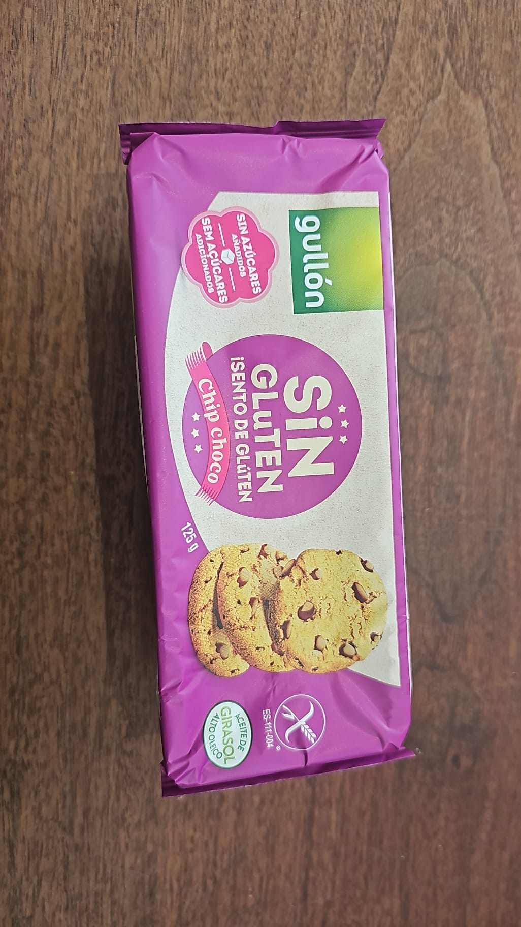 GF CHOCOLATE CHIPS COOKIES -GULLON SUGAR FREE