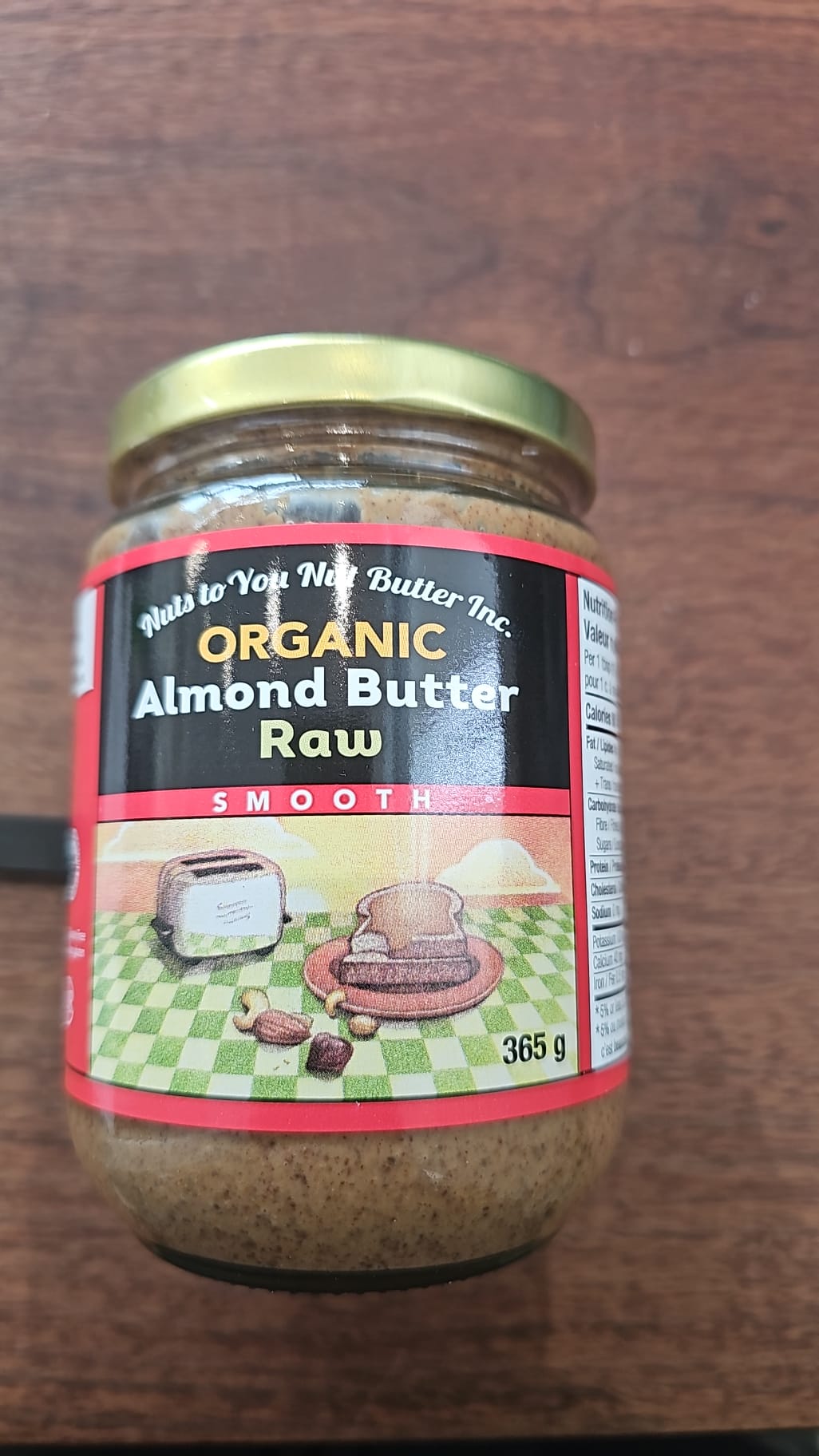 ORGANIC ALMOND BUTTER RAW