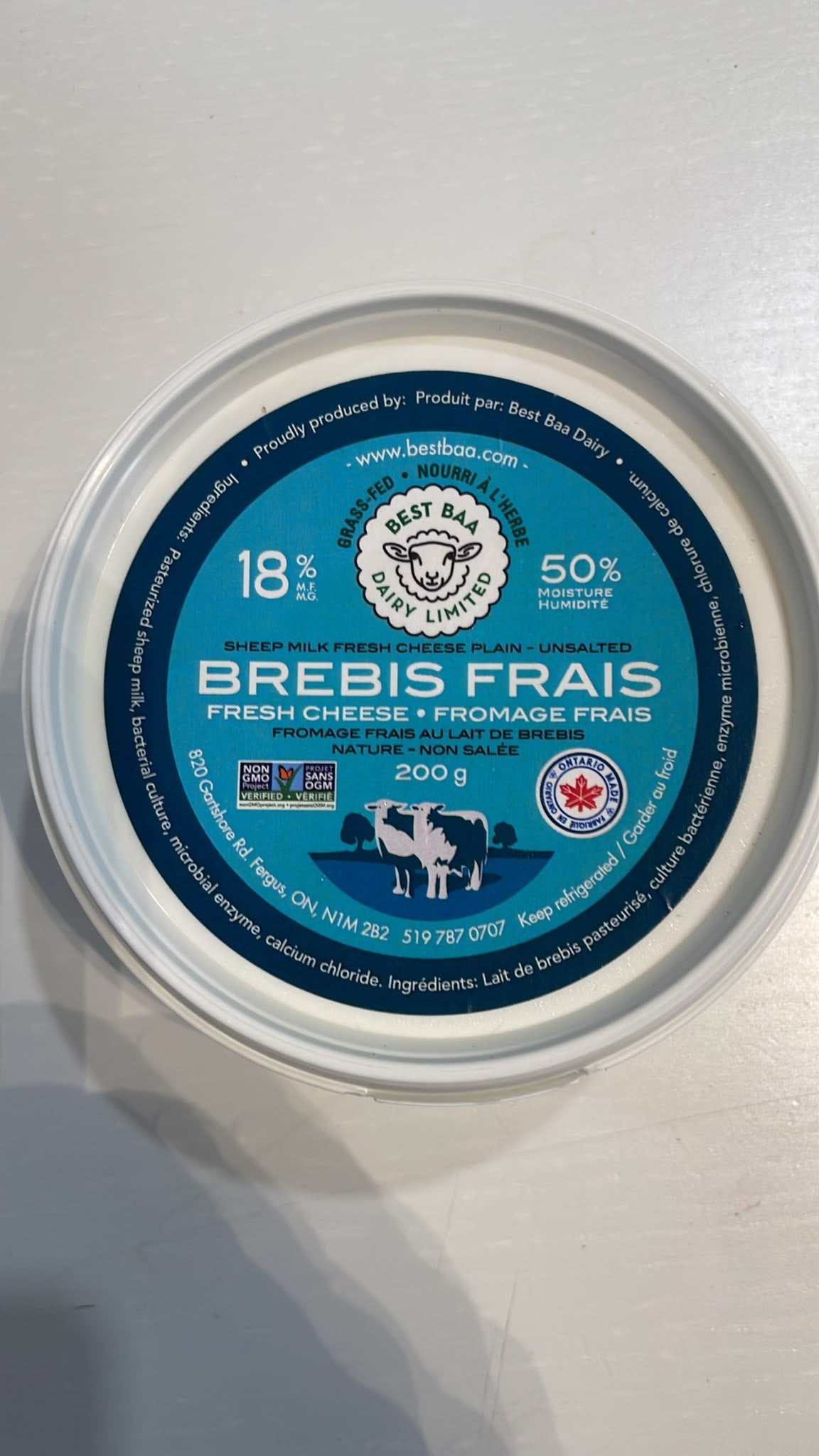 PLAIN BREBIS SHEEP CREAM CHEESE