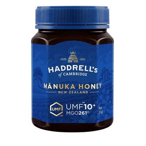 HADDRELL's Manuka Honey UMF 10+ (test results UMF 12+), MGO 365,