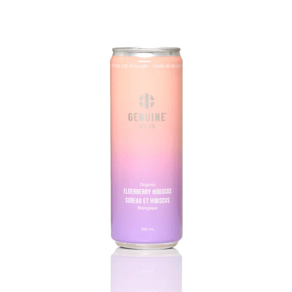 Organic Elderberry Hibiscus - Sparkling Iced Tea