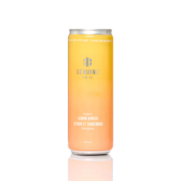 Organic Lemon Ginger Sencha - Sparkling Iced Tea