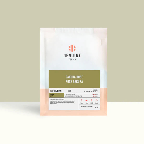 Organic Sakura Rose - Green Tea
