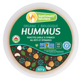 organic hummus garlic and spinach sunflower kitchen
